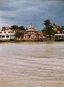 Buildings, Mae Nam Chao Phrayal River, Ayutthaya to Bangkok